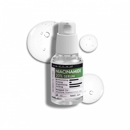 Derma Factory - Niacinamide 20% Anti-Inflammatory Serum - протизапальна та себорегулююча сироватка з ніацинамідом 20%, 30 мл