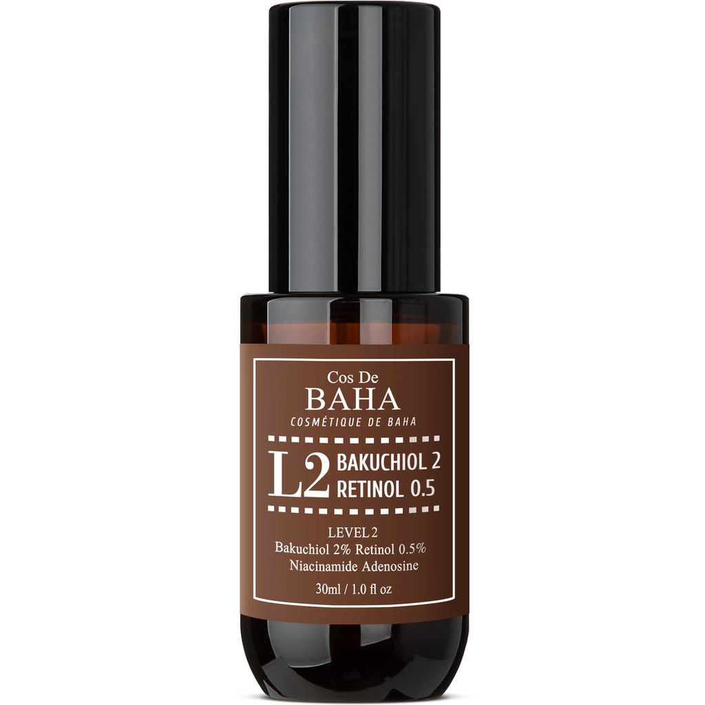 COS DE BAHA - Bakuchiol 2% Anti-Aging Serum - Антивікова сироватка з бакучіолом 2%, 30 мл.