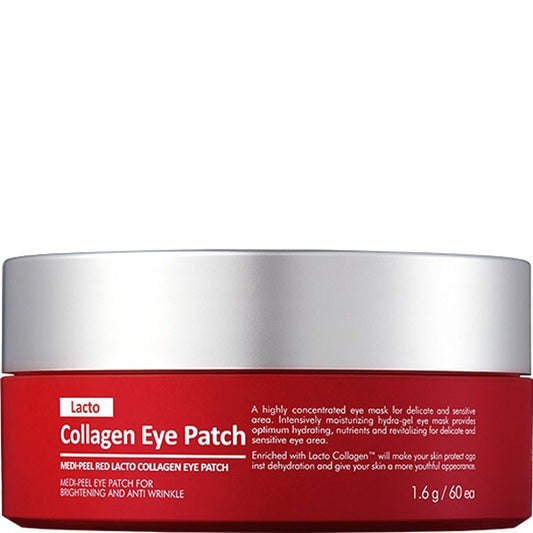 Medi-Peel - Red Lacto Collagen Eye Patch - Колагенові патчі для повік з лактобактеріями - 60шт