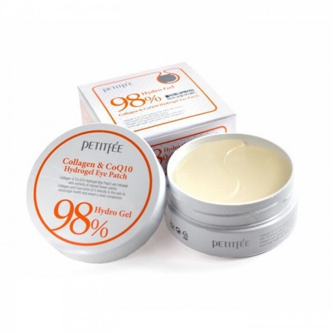 PETITFEE - Collagen & Co Q10 Hydrogel Eye Patch - патчі під очі з коензимом - 60шт