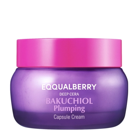 EQQUALBERRY - Bakuchiol Plumping Capsule Cream - Крем із бакучіолом - 50мл