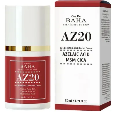COS DE BAHA - AZ20 Facial Cream - Крем для обличчя з азелеїновою кислотою 20% - 50мл