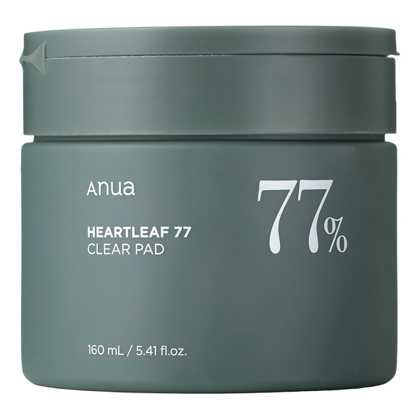 ANUA - HEARTLEAF 77% TONER PAD - Заспокійливі тонізуючі педи з екстрактом хаутюнії - 70 шт