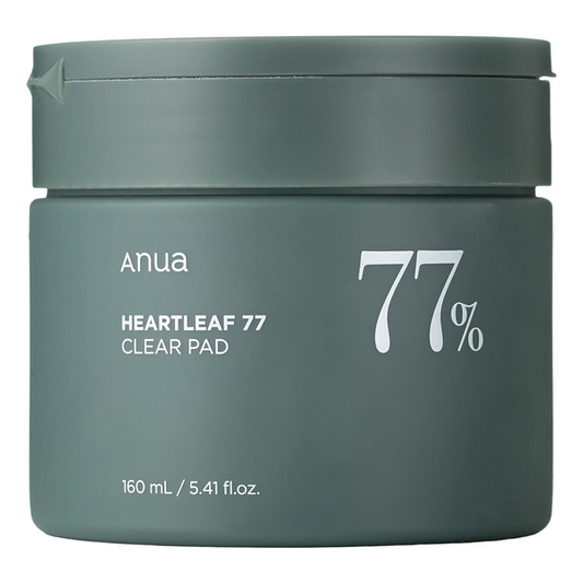 ANUA - HEARTLEAF 77% TONER PAD - Заспокійливі тонізуючі педи з екстрактом хаутюнії - 70 шт