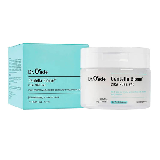 Dr.Oracle - Centella Biome Cica Pore Pad - Диски для обличчя заспокійливі з центелою - 75шт