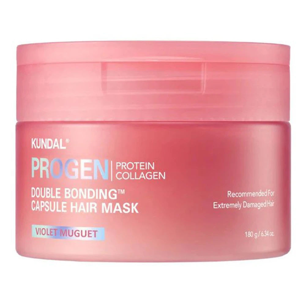 Kundal - Progen Double Bonding Capsule Hair Mask Violet Muguet - Маска капсульна відновлювальна для волосся - 180г
