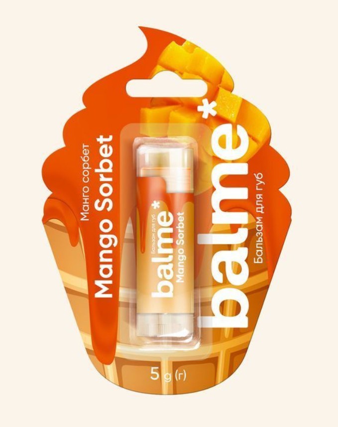 Balme - Lip Balm Mango Sorbet - Бальзам для губ - 5 г