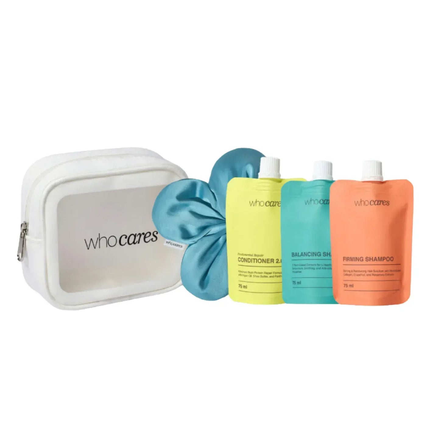 WhoCares - Bestsellers Hair Set - Набір тревел засобів для волосся