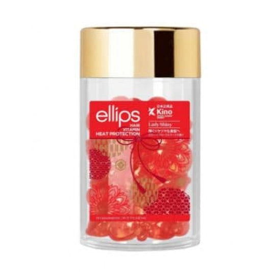 Ellips - Hair Vitamin Heat Protection - Вітаміни для волосся "М'якість сакури" - 50шт