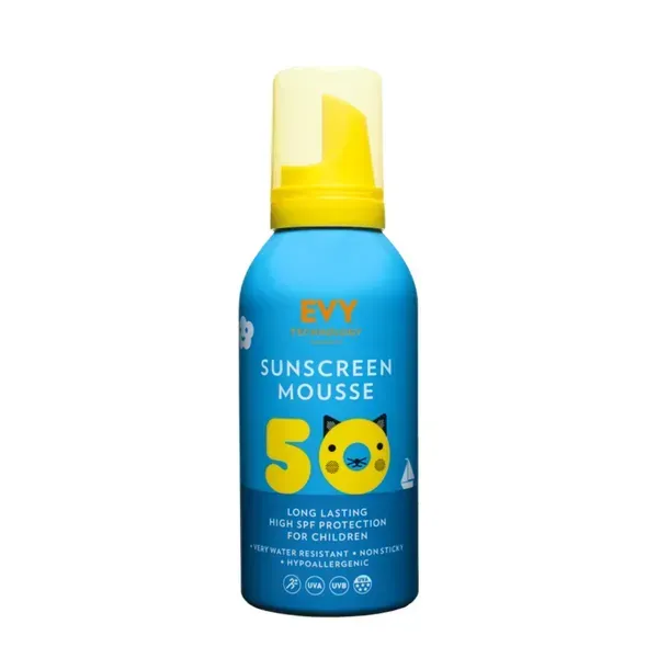 EVY - Technology Sunscreen Mousse Kids SPF50 - Сонцезахисний мус дитячий, 150 мл