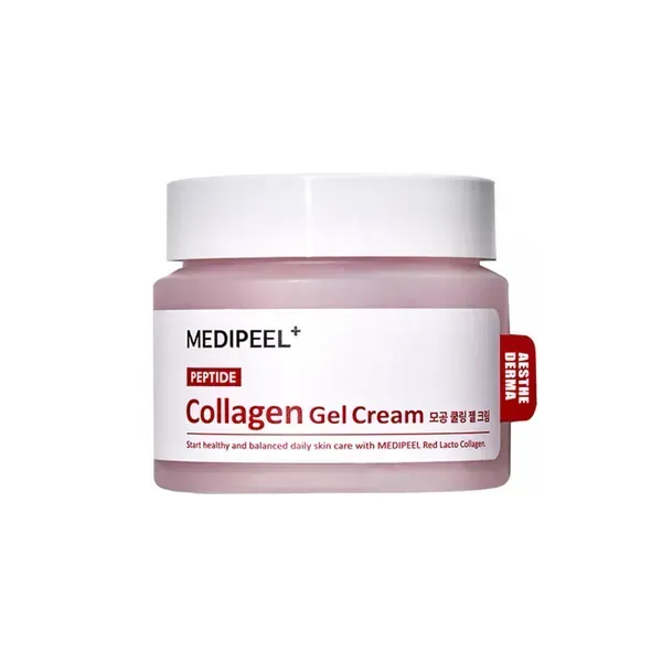 MEDIPEEL - Red Lacto Collagen Hydro Gel Cream - Колагеновий гель-крем для обличчя, 80 мл