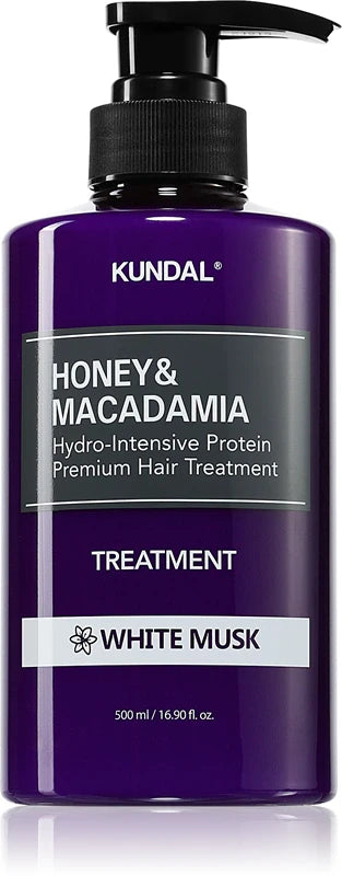 Kundal - Honey & Macadamia Pure Hair Treatment White Musk - Кондиціонер-маска для волосся Білий Мускус - 200мл