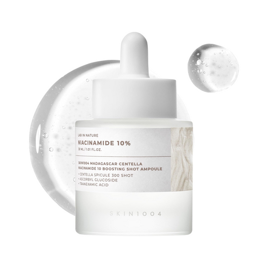 SKIN1004 - Madagascar Centella Niacinamide 10 Boosting Shot Ampoule - Освітлювальна ампула з ніацинамідом та мікроголками - 30 мл