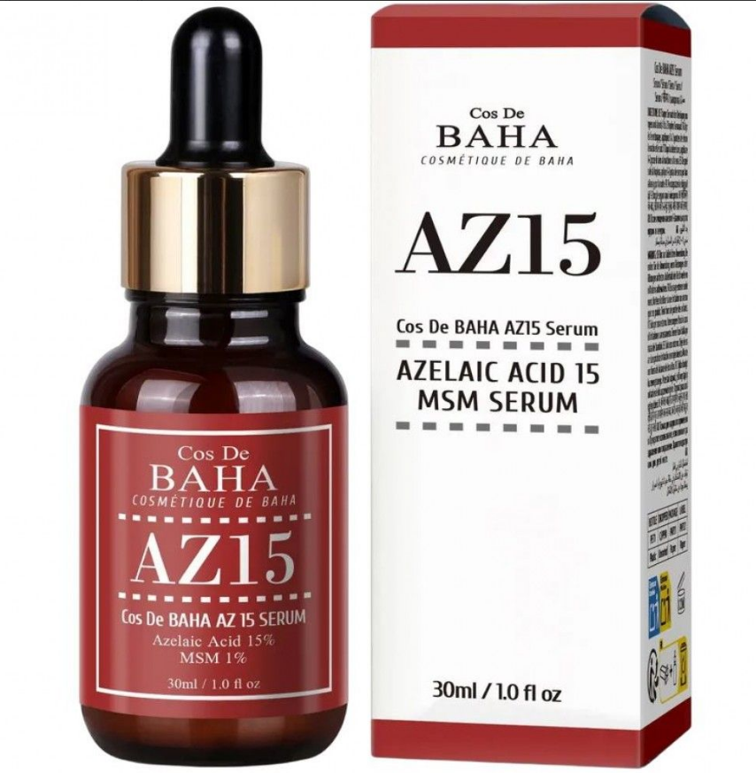 Cos De BAHA - Азелаїнова сироватка 15% - Azelaic Acid AZ15 , 30 мл.