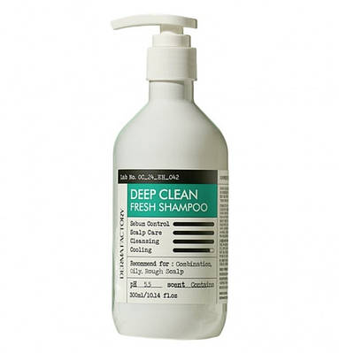 Derma Factory - Refreshing & Deep Cleansing Shampoo - освіжаючий та глибокоочищуючий шампунь, 500 мл