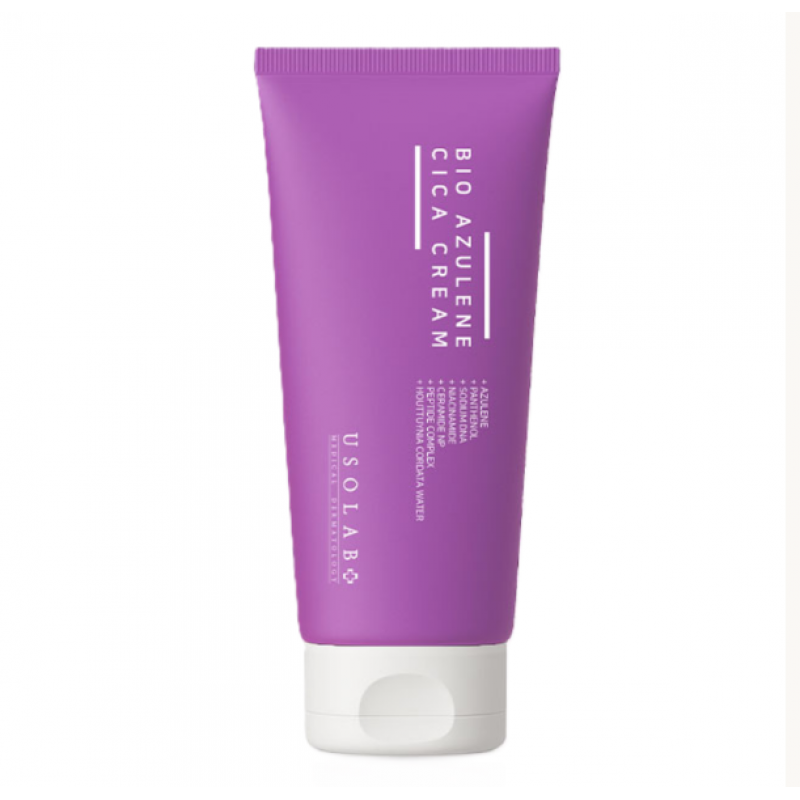 Usolab - Bio Azulene Cica Cream - Заспокійливий та відновлюючий ламелярний крем - 70мл