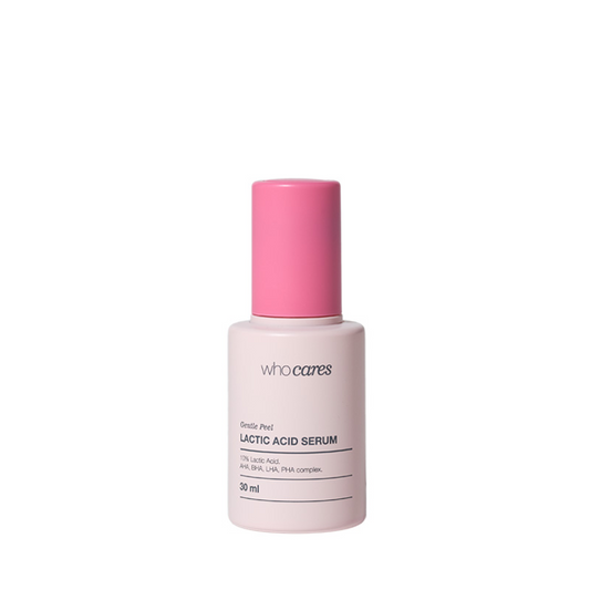 Who Cares - Gentle Peel Lactic Acid Serum - Незмивна сироватка-пілінг із молочною кислотою - 30мл