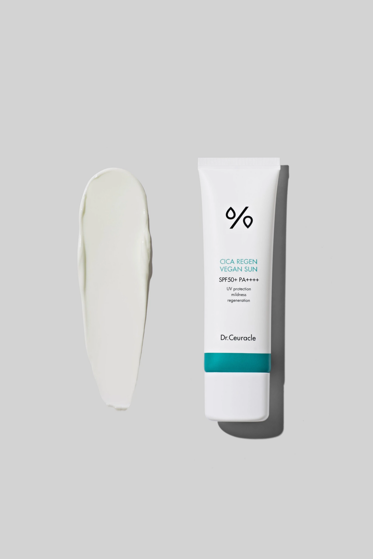 Dr.Ceuracle - Cica Regen Anti-Dust Sun Gel SPF 50 – легкий сонцезахисний гель із центелою, 50 мл.