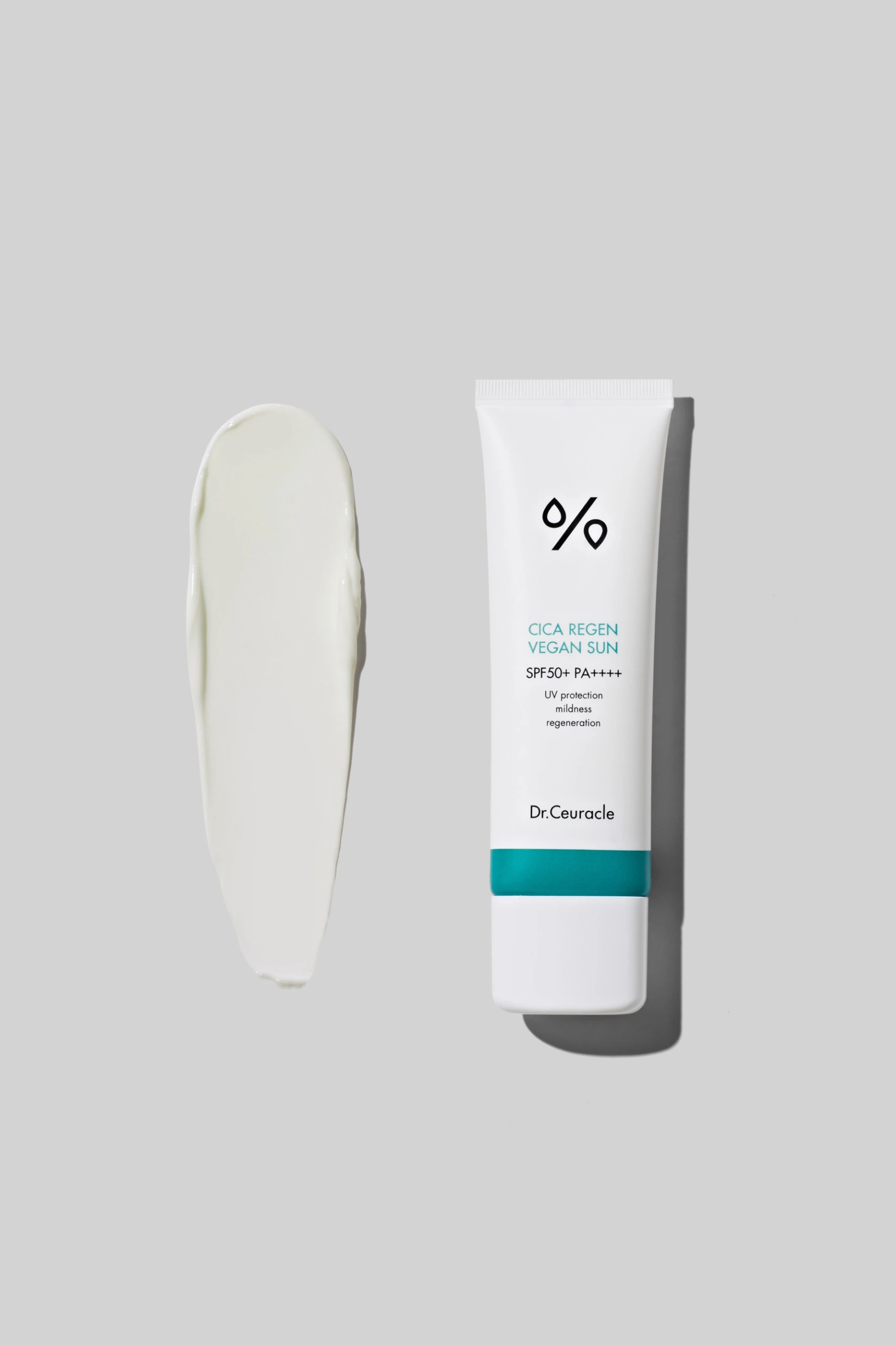 Dr.Ceuracle - Cica Regen Anti-Dust Sun Gel SPF 50 – легкий сонцезахисний гель із центелою, 50 мл.