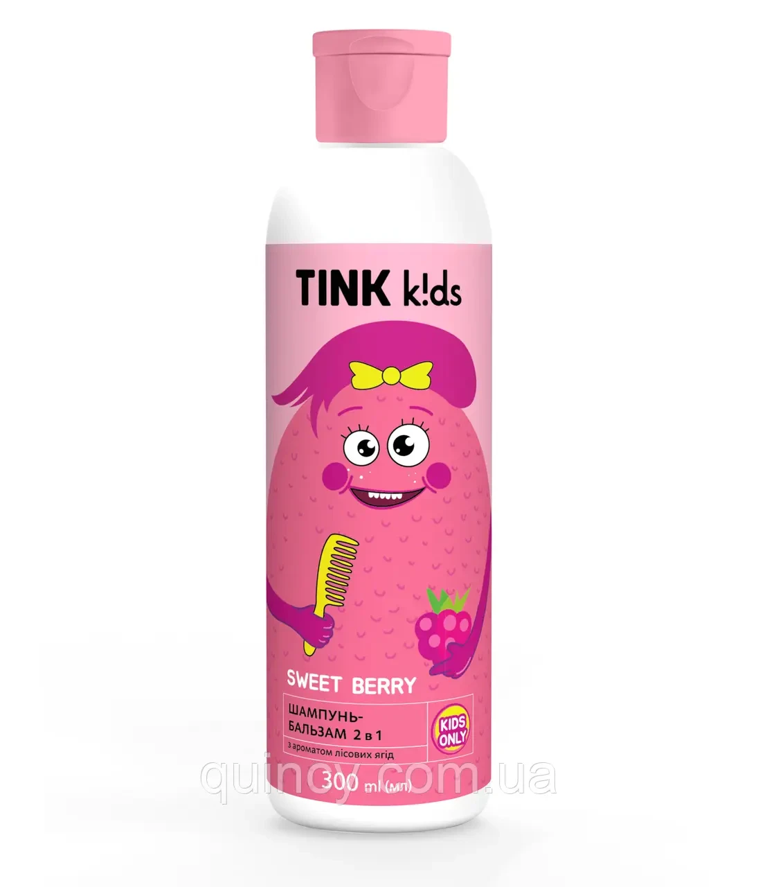 Tink kids - Sweet Berry - Шампунь-бальзам 2 в1 - 300 мл
