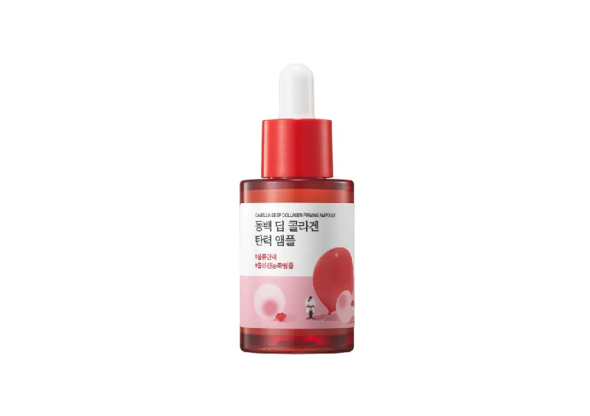 ROUND LAB - Camellia Deep Collagen Firming Ampoule - Концентрована сироватка з колагеном, 30 ml