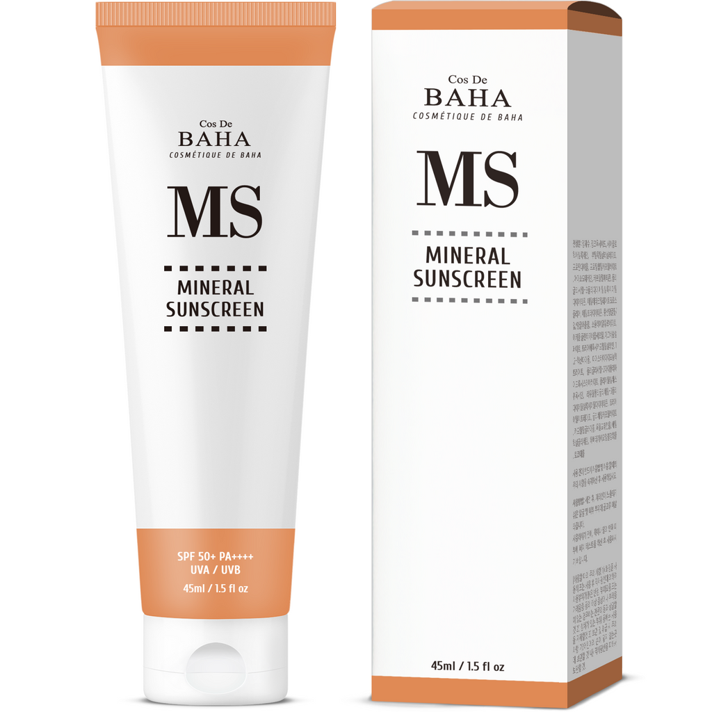 Cos De BAHA SPF - на фізичних фільтрах - мінеральний сонцезахисний кремSPF 50+, 45 мл.