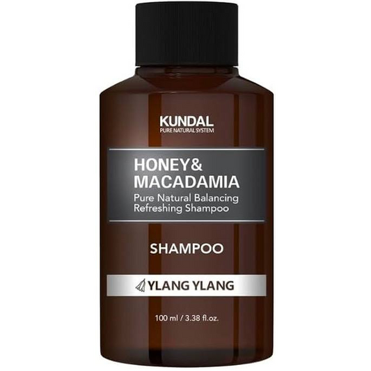 Kundal Шампунь відновлюючий "Іланг-Іланг", 100 мл - Honey & Macadamia Pure Natural Balancing Refreshing Shampoo, 100 мл.