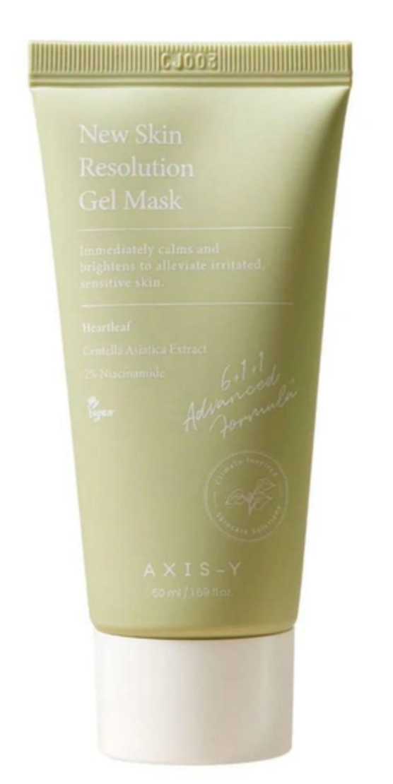 AXIS-Y - New Skin Resolution Gel Mask - Заспокійлива гелева маска для обличчя - 50 мл