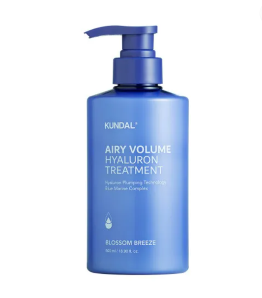 Kundal - Airy Volume Hyaluron Treatment Blossom Breeze - Зволожуючий кондиціонер-маска - 500 мл