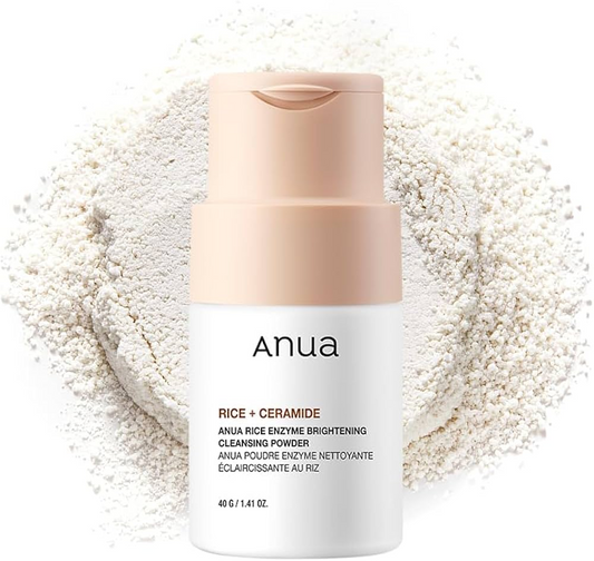 ANUA - Rice Enzyme Brightening Cleansing Powder - Ензимна пудра із рисом та керамідами, 40 г.