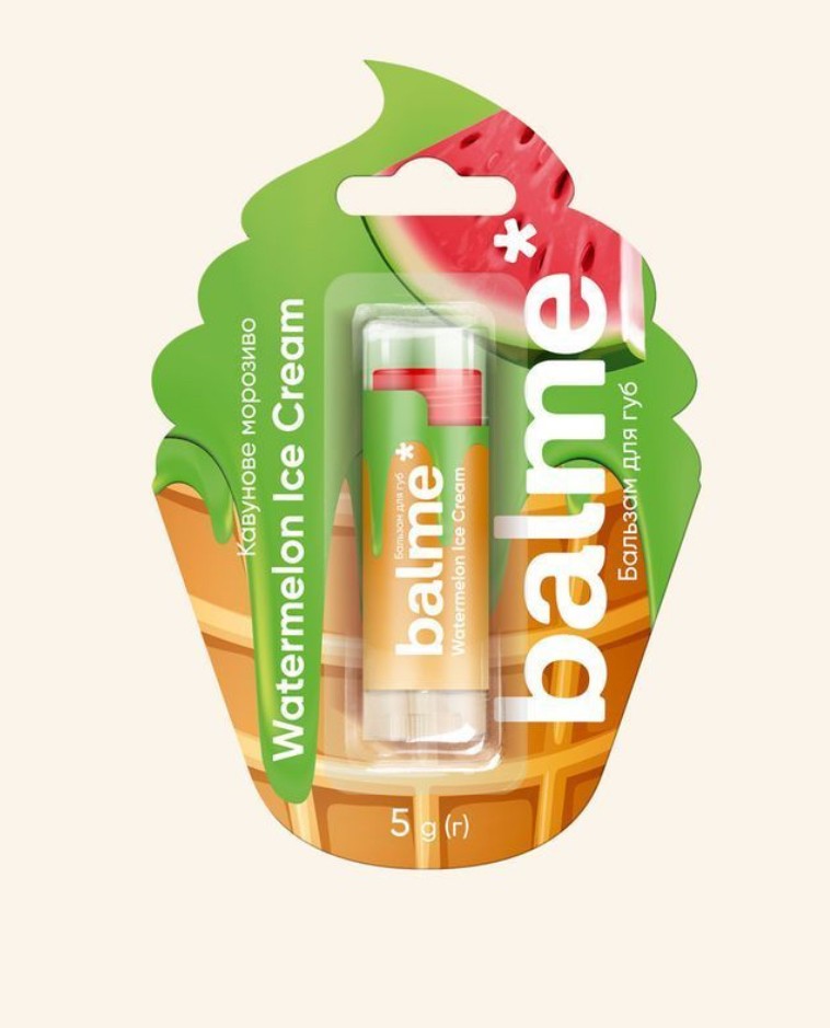 Balme - Lip Balm Watermelon Ice Cream - Бальзам для губ - 5 г