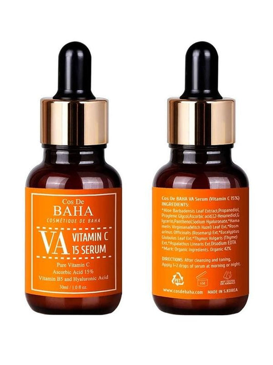 Cos De Baha Vitamin C 15% Serum – Освітлювальна сироватка з вітаміном C, 30 мл