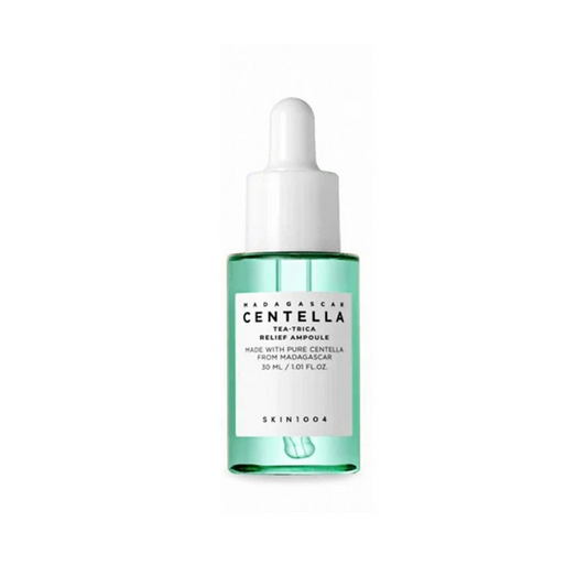 SKIN1004 - Madagascar Centella Tea-Trica Relief Ampoule - Заспокоююча сироватка із центелою, 30 мл