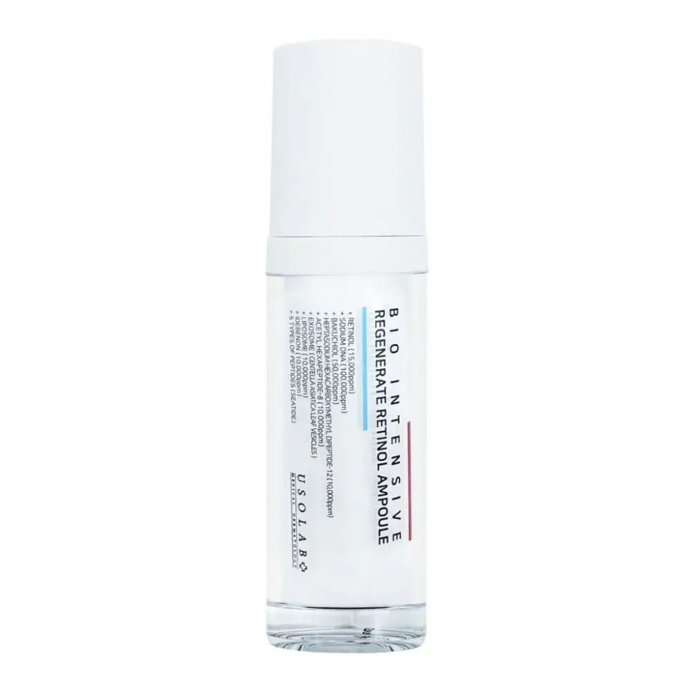 USOLAB - Bio Intensive Regenarate Retinol Ampoule - Оновлююча регенеруюча сироватка з ретинолом - 30 мл.