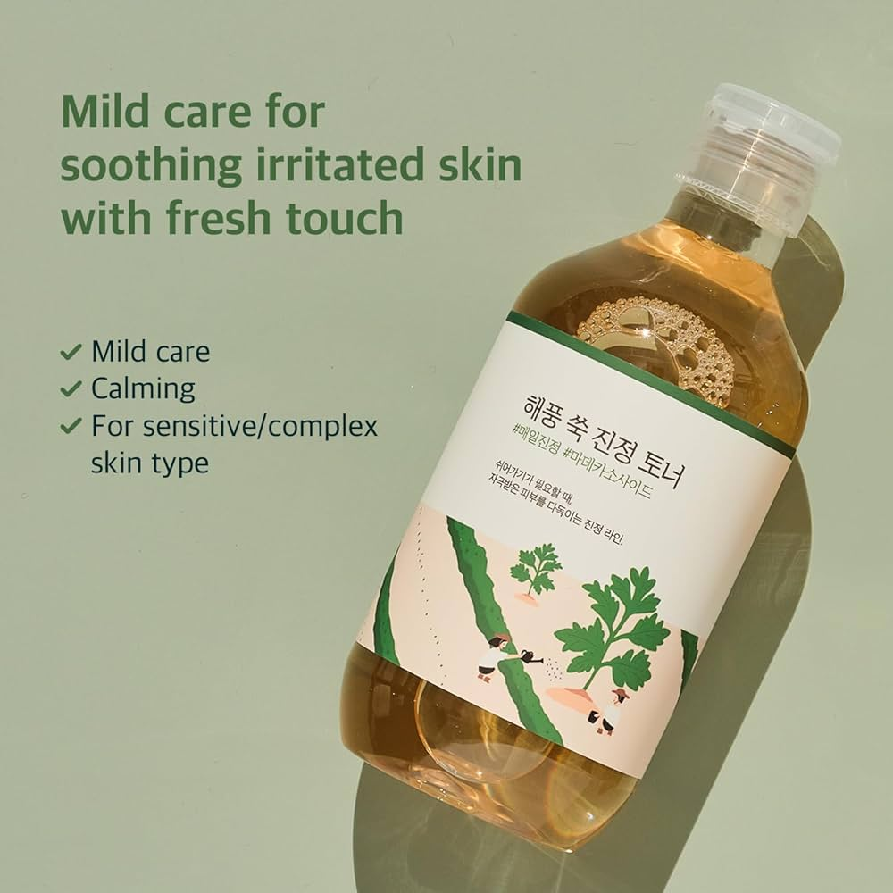 ROUND LAB - MUGWORT Calming Toner - Заспокійливий тонер з морським полином, 300 мл.