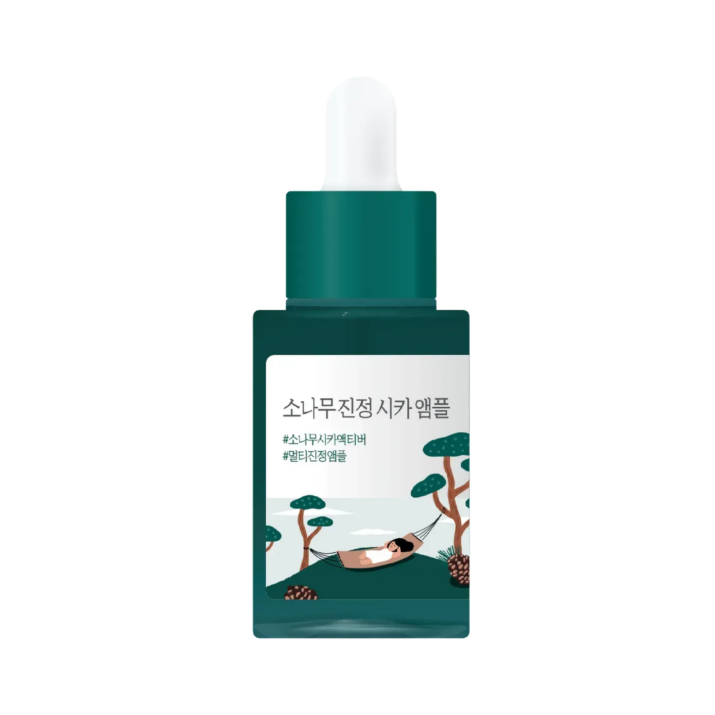 ROUND LAB - Pine Calming Cica Ampoule - Заспокійлива сироватка з екстрактом голок сосни - 30мл
