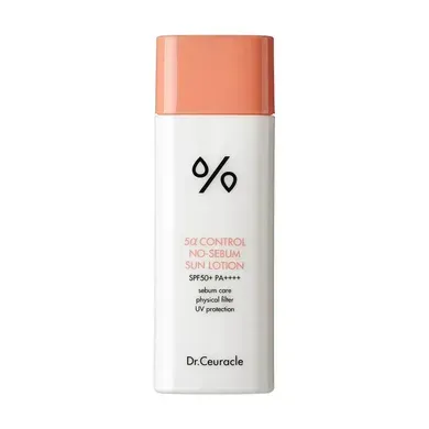 Dr.Ceuracle - 5α Control No-Sebum Sun Lotion SPF 50 – матуючий себорегулюючий сонцезахисний лосьйон, 50 мл.