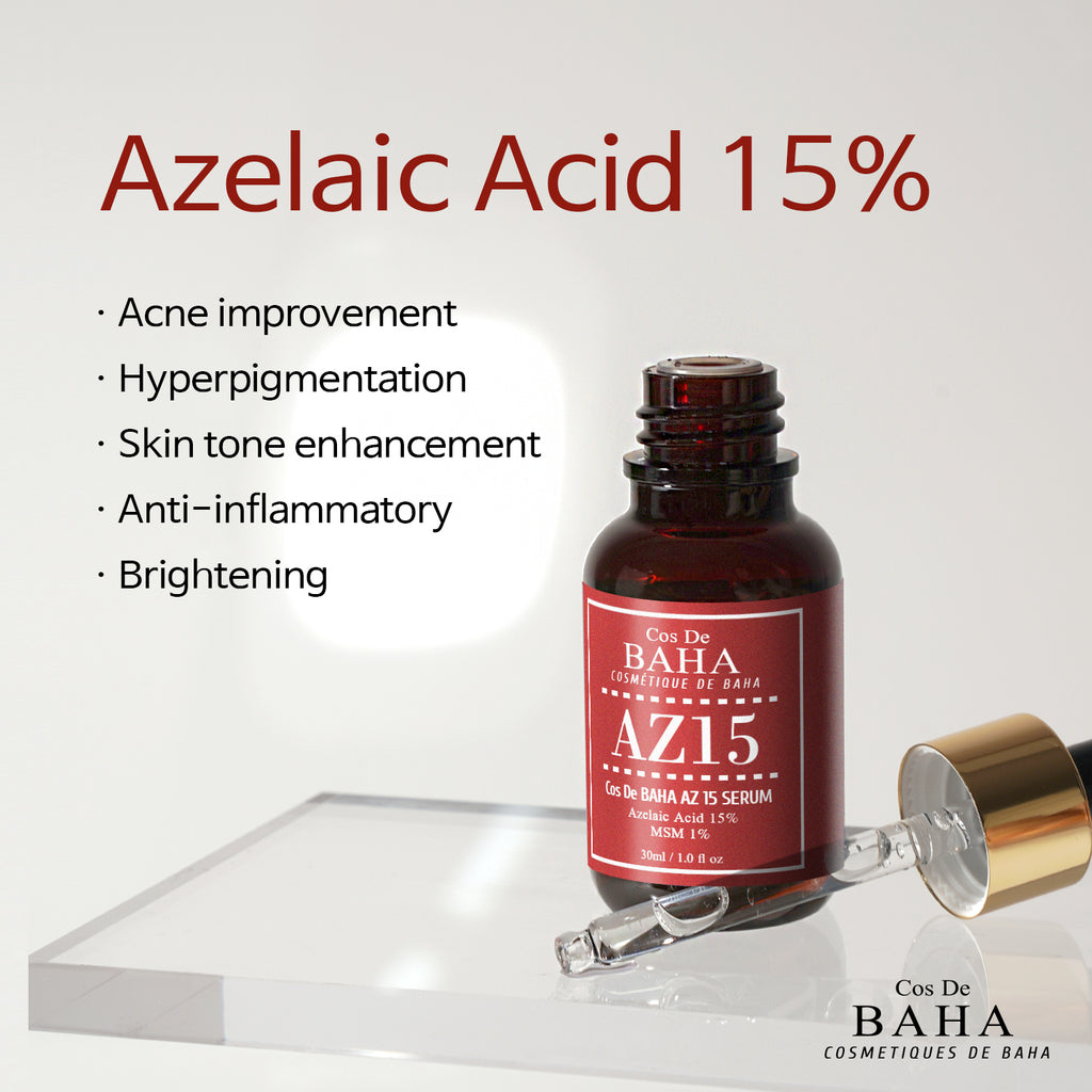 Cos De BAHA - Азелаїнова сироватка 15% - Azelaic Acid AZ15 , 30 мл.