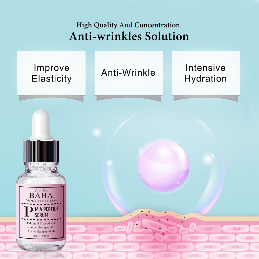 Cos De BAHA - Peptide Facial Serum - Пептидна сироватка, 30 мл.