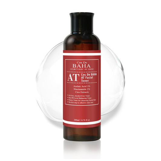 Cos De BAHA - Тонер для обличчя з азелеїновою кислотою - Azelaic Acid Facial Toner AT, 200 мл.