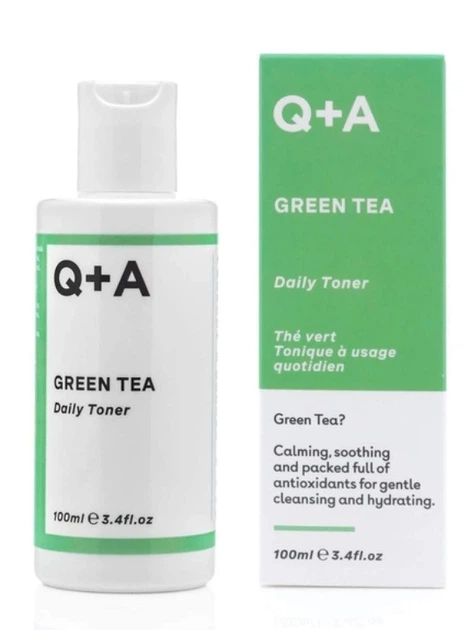 Q+A - Green Tea Daily Toner - Заспокійливий тонер із зеленим чаєм - 100мл
