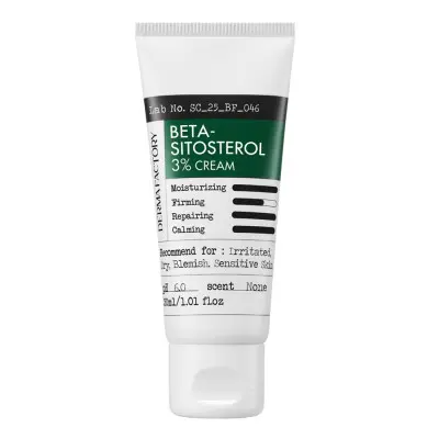 Derma Factory - Beta-Sitosterol 3% Cream - Заспокійливий та відновлюючий крем - 30мл