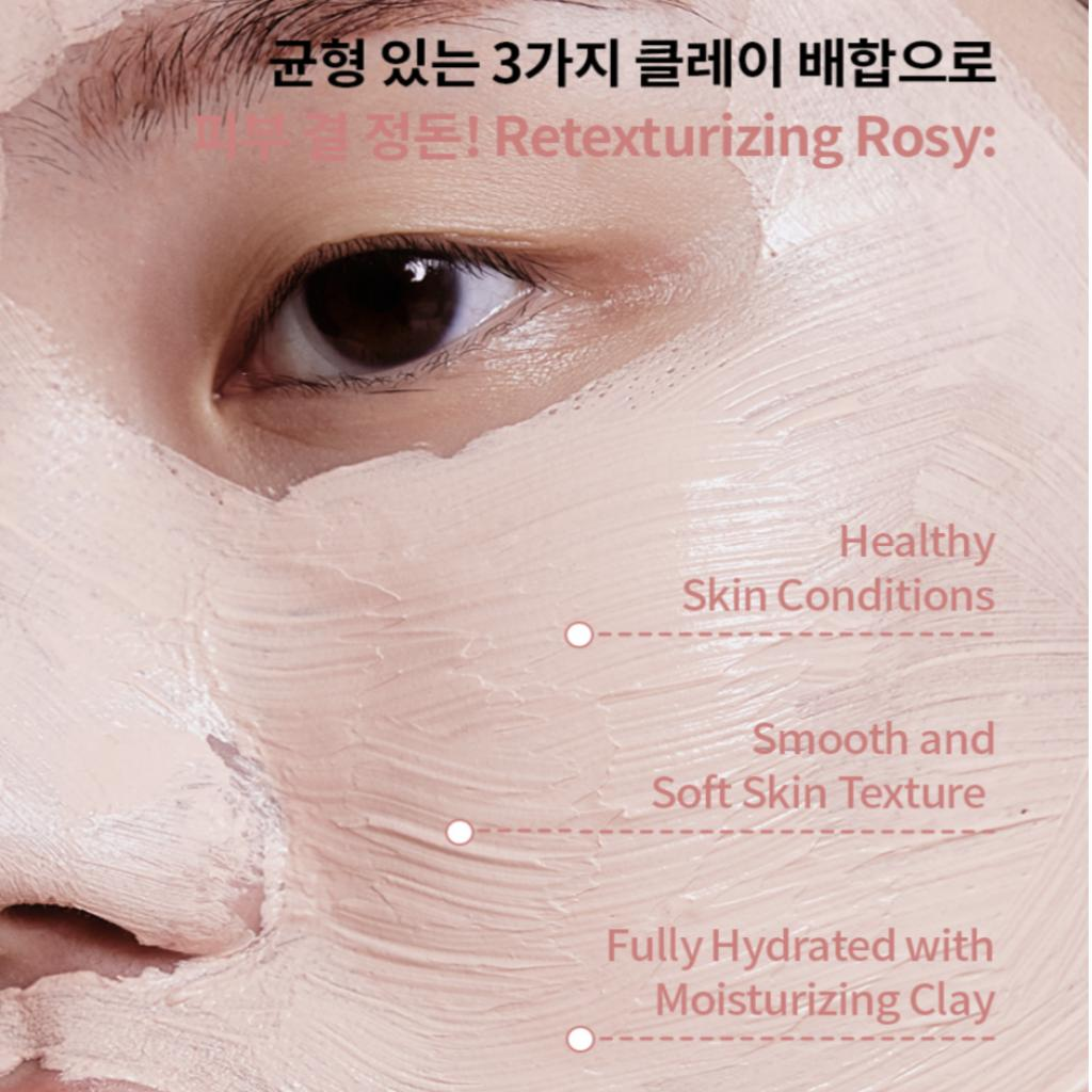 Fraijour - 5-Lacto Retexture Rosy Mask - пом'якшувальна глиняна маска з пробіотиками, 75 мл.